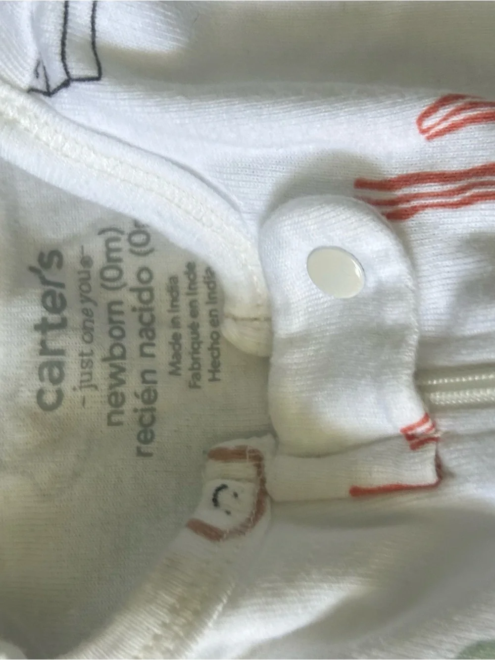 Carter’s Baby Sleep Zip-Up Pajamas with Breakfast Print
